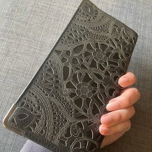 ALDO laser cut clutch